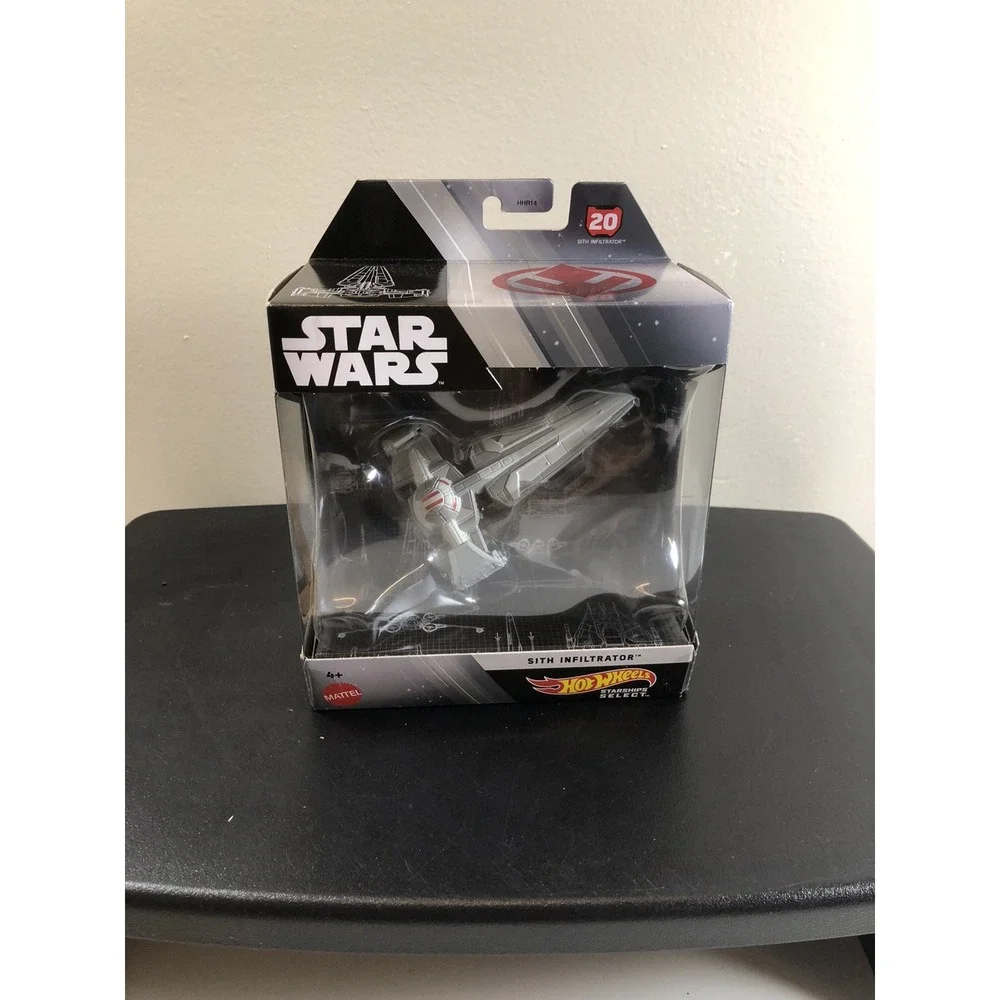 Hot Wheels Star Wars Starships Select Diecast 3-Pack Sith Mustafar‎ Gunship
